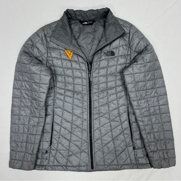 The North Face Thermoball Eco Puffer Jacket Coat Quilted Insulated Full Zip Gray - Picture 5 of 11
